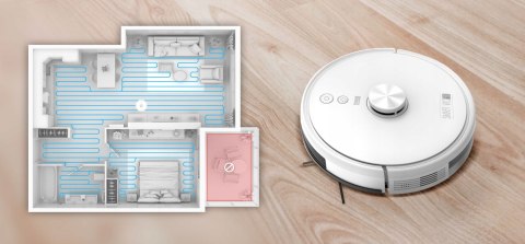 Robot Sprzątający Teesa Smart Vac Pro - Mapowanie, Mopowanie, 4 Tryby Domu