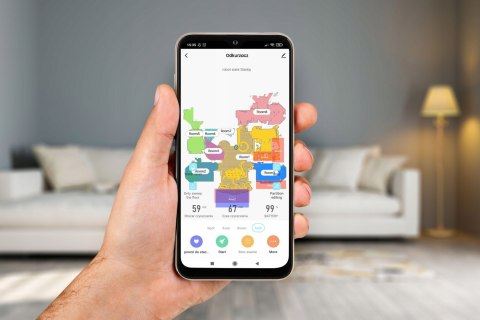 Robot Sprzątający Teesa Smart Vac Pro - Mapowanie, Mopowanie, 4 Tryby Domu