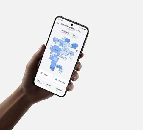 Xiomi Robot Vacuum H40 - Od Kurz I Mop, 10 000 Pa, Inteligentne Mapowanie, 180 Min