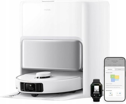 Automatyczny Robot Sprzątający 2W1 Mova P50 Pro Ultra 19000 Pa Z Mopem
