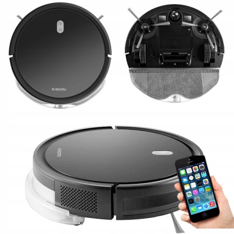 Odkurzacz 2W1 Xiaomi Mi Robot Vacuum E5 - Mopowanie, 110 Min, Antykolizyjny