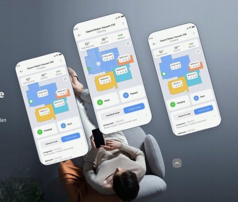 Xiaomi X10 Eu - Robot Sprzątający 4000Pa Lds, Mop, Autoopróżnianie, Wifi