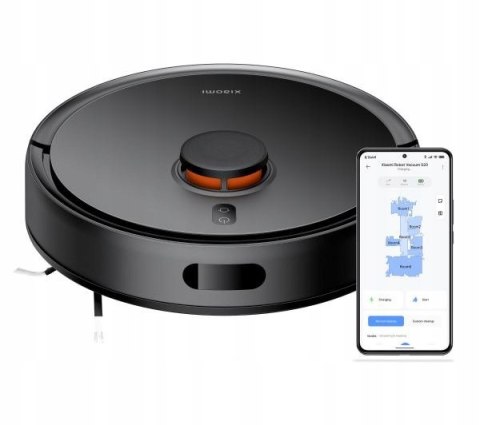 Xiaomi Vacuum S20 Eu Czarny Robot 2W1, Z Mopowaniem I Wirtualną Ścianą