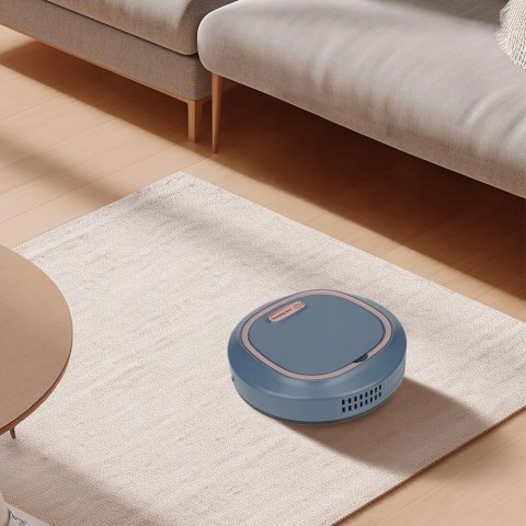 Automatyczny Robot Sprzątający 3W1 Usb Odkurzanie, Zamiatanie, Mycie 60Min