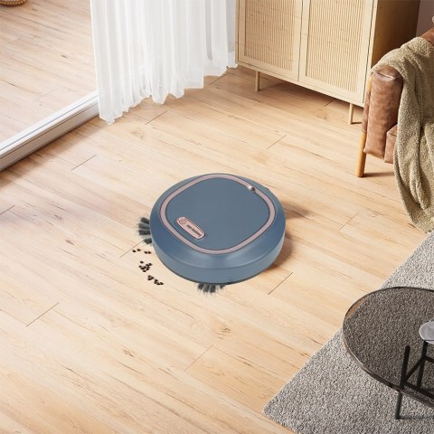 Automatyczny Robot Sprzątający 3W1 Usb Odkurzanie, Zamiatanie, Mycie 60Min