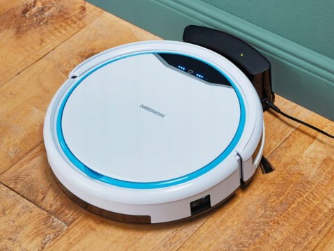 Odkurzacz Automatyczny Medion Md19900 Robot Sprzątający 60 Min Czułe Czujniki