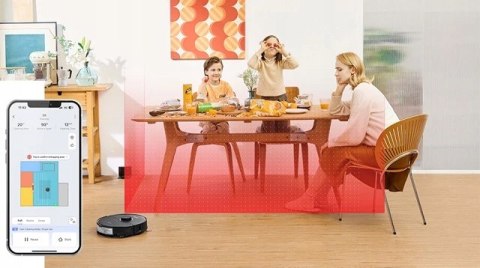 Roborock S8 Czarny - Robot Sprzątający Z Mopem I Duoroller Lidar Vibrarise