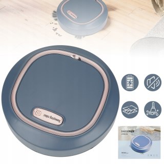 Robot Sprzątający 3W1 Bezprzewodowy - Zamiata, Odkurza, Myje 60 Min 1200Mah