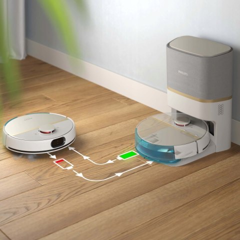Robot Sprzątający I Mopujący Philips Xu7100/02 5000 Pa, 180 Min, Li-Dar