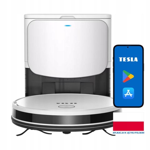 Tesla Robostar Iq400 Plus 2W1 Odkurzacz I Mop Z Auto Opróżnianiem 5 Trybów