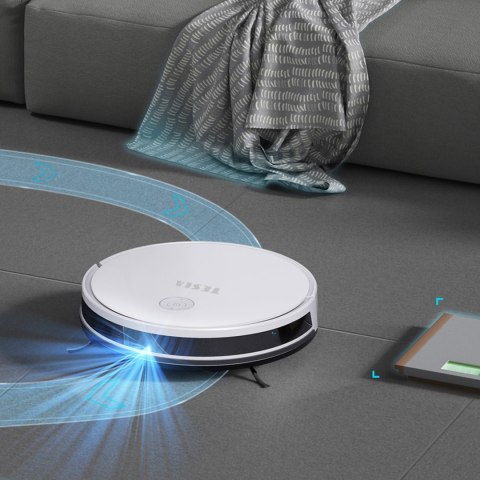 Tesla Robostar Iq400 Plus 2W1 Odkurzacz I Mop Z Auto Opróżnianiem 5 Trybów