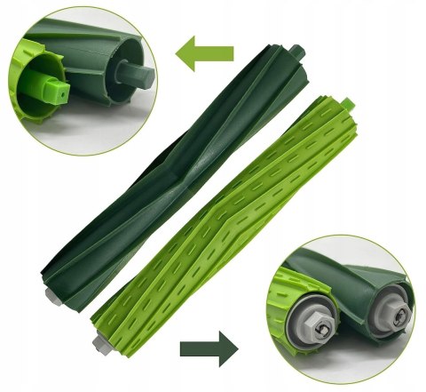 Zestaw Akcesoriów Do Irobot Roomba E/I/J - Szczotki, Filtry Hepa, Boczne