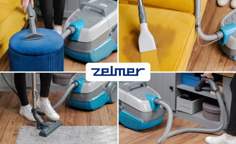 Odkurzacz Piorący 2W1 2100W Zelmer Zvc9130m - Pranie I Odkurzanie, Hepa