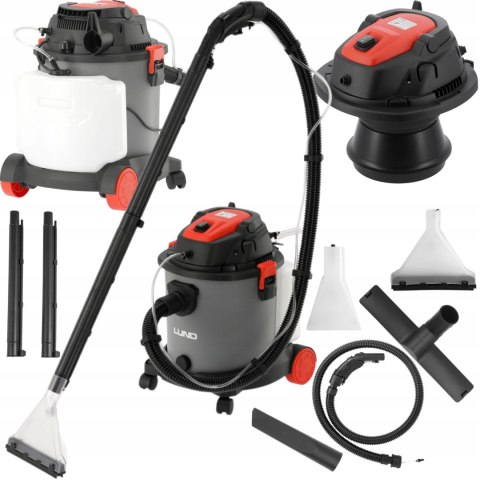 Odkurzacz Piorący Lund 67125 1200W Na Mokro Sucho Pranie I Dmuchawa 20L/3L