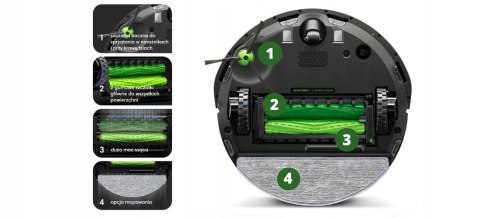 Robot Odkurzający Irobot Combo I8+ Z Clean Base, Mopowanie, Auto Ładowanie