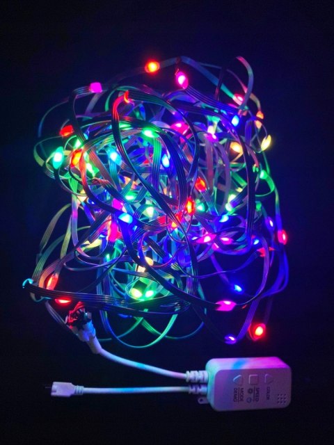Inteligentne Lampki Choinkowe Led Wifi 20M Multikolor Tuya Smart 200Szt