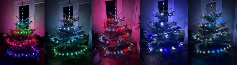 Inteligentne Lampki Choinkowe Led Wifi 20M Multikolor Tuya Smart 200Szt