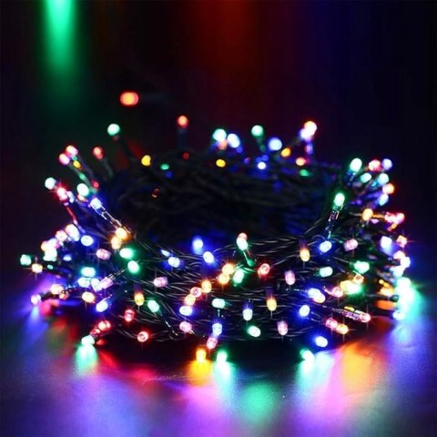 Lampki Świąteczne 300 Led Multikolor 21M Wewnętrzne I Zewnętrzne 8 Trybów