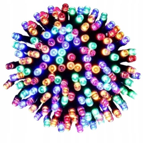 Lampki Świąteczne 300 Led Multikolor 21M Wewnętrzne I Zewnętrzne 8 Trybów