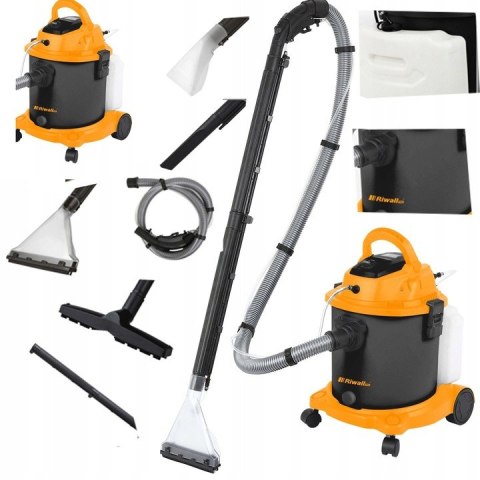 Odkurzacz Piorący Bezworkowy Rivwall Rop-01 1200W 20L - Tapicerka I Dywany