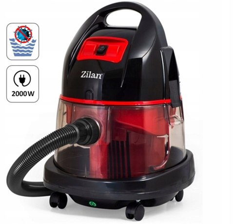 Odkurzacz Wodny 2000W 8L Zilan Aqualotus 2W1 Sucho/Mokro Filtracja 99,99%