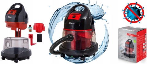 Odkurzacz Wodny 2000W 8L Zilan Aqualotus 2W1 Sucho/Mokro Filtracja 99,99%