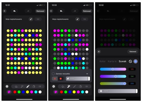 Inteligentne Lampki Choinkowe 200Led Rgb Ic 20M Z Pilotem Ir I Bluetooth