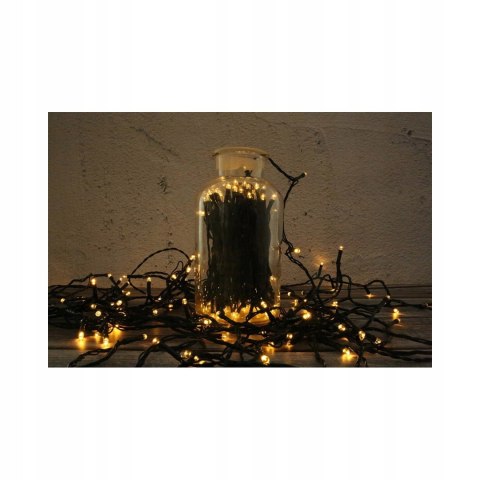 Lampiki Choinkowe 200 Led Ciepły Biały Ip44 Z Gniazdem 995Cm+150Cm Sieciowe