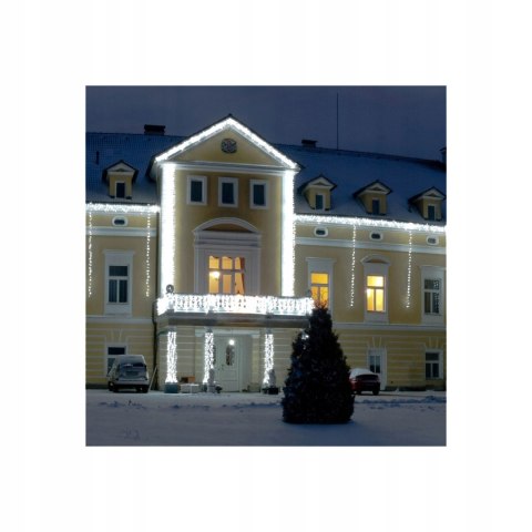 Lampki Choinkowe 100 Led Flash Zimny Biały Wewnętrzne 495 Cm Do Świąt W Dom