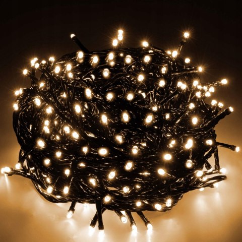 Lampki Choinkowe 1000 Led Ip44 Ciepłe Białe, 52,5M Z Programatorem Memory