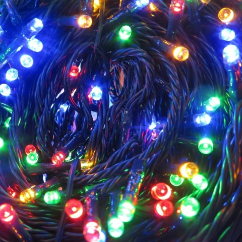 Lampki Choinkowe 500 Led Multikolor 25M+5M Ip44 Do Wewnętrz I Zewnętrz