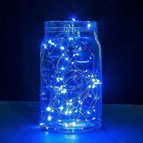 Lampki Led Na Baterie 2M, 20 Diod Choinkowe Zimne - Idealne Do Dekoracji