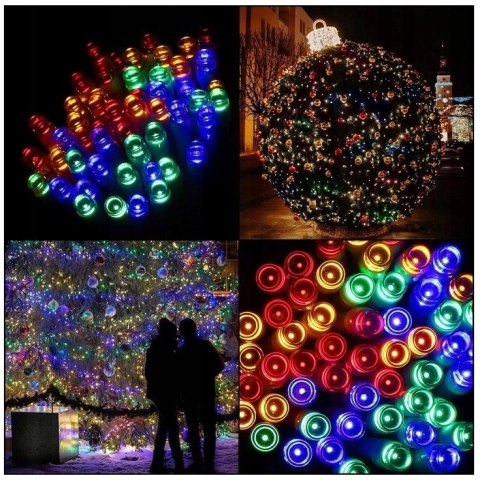 Lampki Świąteczne 100 Led Multi Kolor 8M Ip44 Do Wewnętrznych/Zewnętrznych