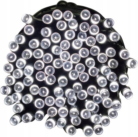 Lampki Świąteczne 300 Led 21M Zimne Białe Wewnętrzne 230V 3W 8-Funkcyjny