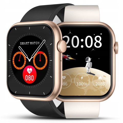 Damski Smartwatch: Rozmówy, Sms, Sport, Zdrowie, 4 Paski, Polskie Menu