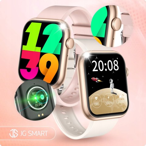 Damski Smartwatch: Rozmówy, Sms, Sport, Zdrowie, 4 Paski, Polskie Menu
