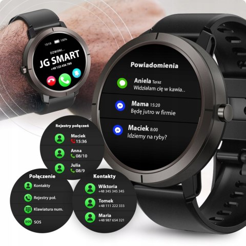 Damski Zegarek Smartwatch Gps Amoled, 180 Trybów, Wodoodporny 5Atm, Rozmowy