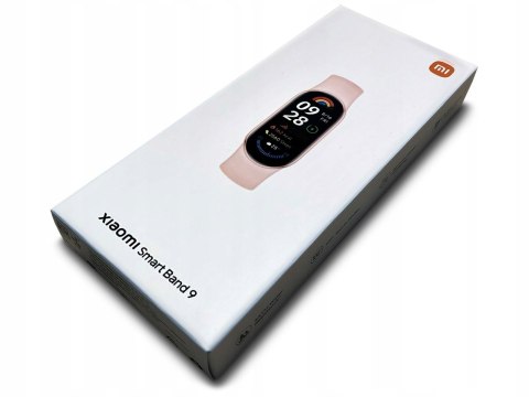 Smartband Mi Band 9 Różowy, 1,62 Cal. Amoled, Pulsometr, 21 Dni, 5 Atm