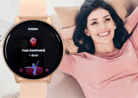 Smartwatch Damski 1,46 Amoled Bt Calling, Cykl Menstruacyjny, Sport Polskie