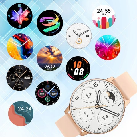 Smartwatch Damski 1,46 Amoled Bt Calling, Cykl Menstruacyjny, Sport Polskie