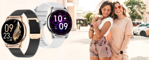 Smartwatch Damski Amoled Ekg Glukoza Ciśnienie Hrv Bmi - Monitor Zdrowia