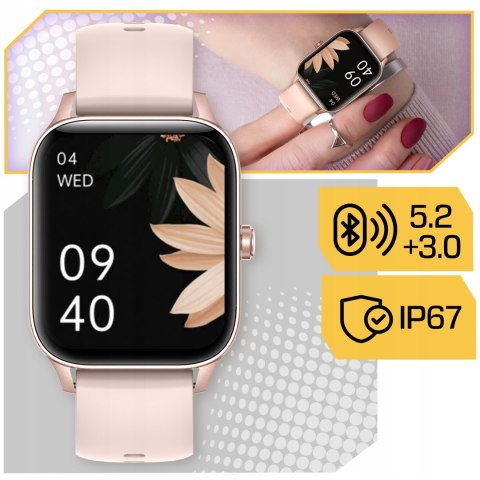 Smartwatch Damski Dla Kobiety Z Polskim Menu Rozmowy I Monitoring Zdrowia