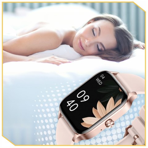 Smartwatch Damski Dla Kobiety Z Polskim Menu Rozmowy I Monitoring Zdrowia