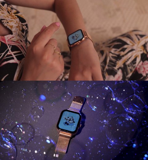 Smartwatch Damski Sx3 Polskie Menu Rozmowy Powiadomienia Puls Sport 300Mah