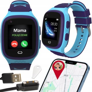 Smartwatch Dla Dzieci 4G Gps Sim - Telefon, Wideo Rozmowy, Geozona, Ip67
