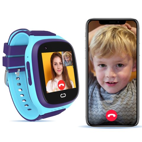 Smartwatch Dla Dzieci 4G Gps Sim - Telefon, Wideo Rozmowy, Geozona, Ip67