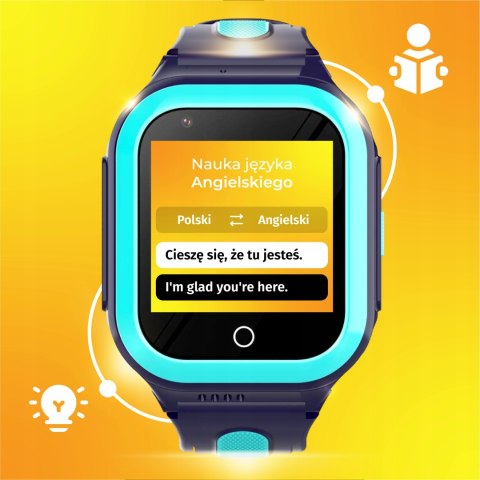 Smartwatch Dla Dzieci Kt24s Gps, Telefon, Sms, Mp3, 8Gb, 1000Mah, Etui