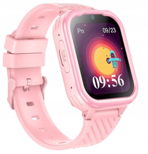 Smartwatch Garett Kids Essa 4G Różowy, Android 8.1, Gps, Sos I Face Unlock