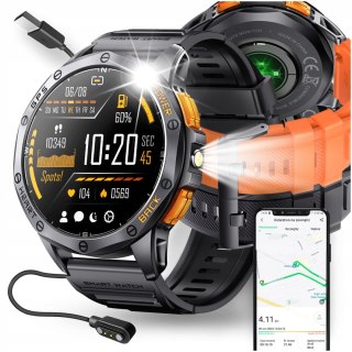 Smartwatch Męski Gps 10Dny, Amoled, 175 Trybów, Wodoodporny, Polskie Menu