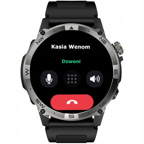 Smartwatch Wenom Explorer Ip68 Gps, Amoled, Pulsometr, Krokomierz, Rozmowy